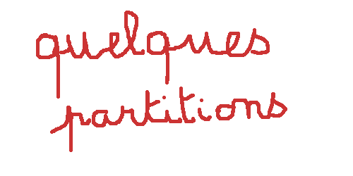 quelques partitions